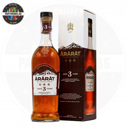 Бренди Ararat 3 stars 500ml 40%